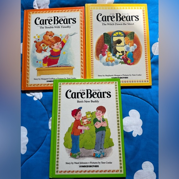 Care Bears Other - Vintage 80s Care Bears Set of 3 Books